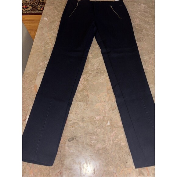 Zara Basic Collection Women’s Dress Pants Small Navy Zipper Pockets - Picture 1 of 6